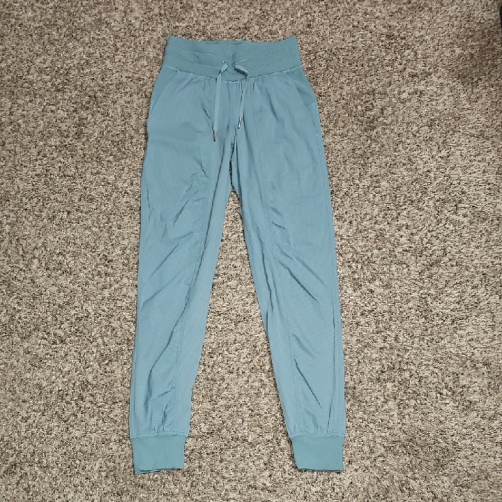 Lululemon Dance Stufio Joggers! Sz 0! Like a Blue/Green NWOTS!
